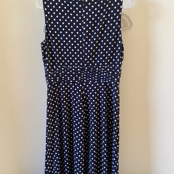 Sleeveless Polka-Dot Dress - Picture 3 of 3